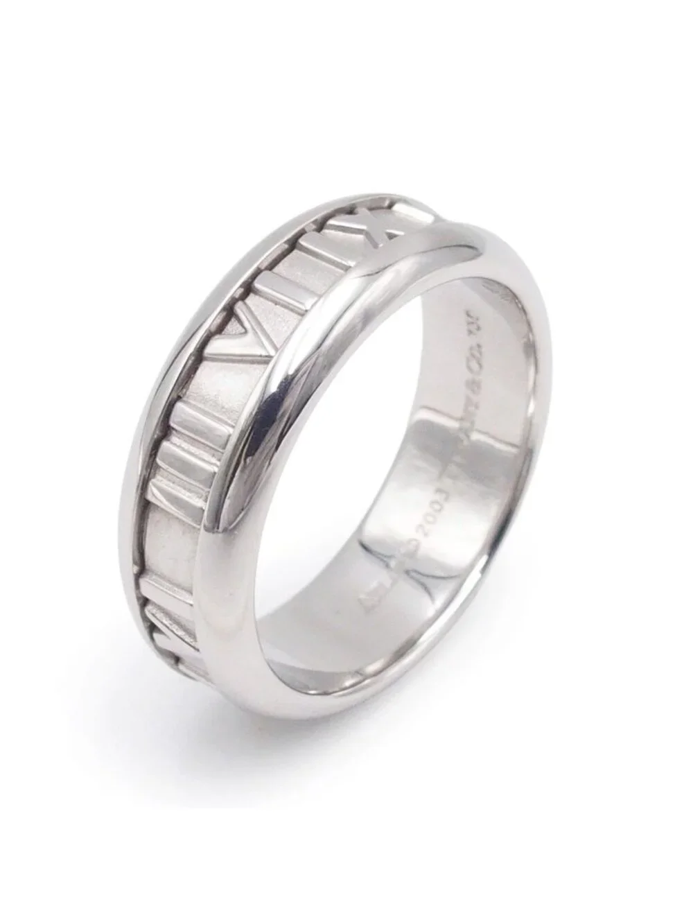 Tiffany & Co Atlas Ring White Gold 18K